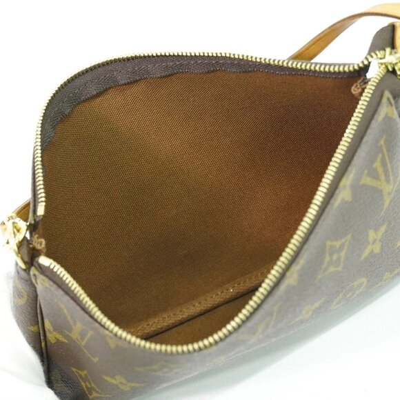 Louis Vuitton Pochette Accessoires M51980 Monogram Canvas Handbag Brown - Picture 10 of 10